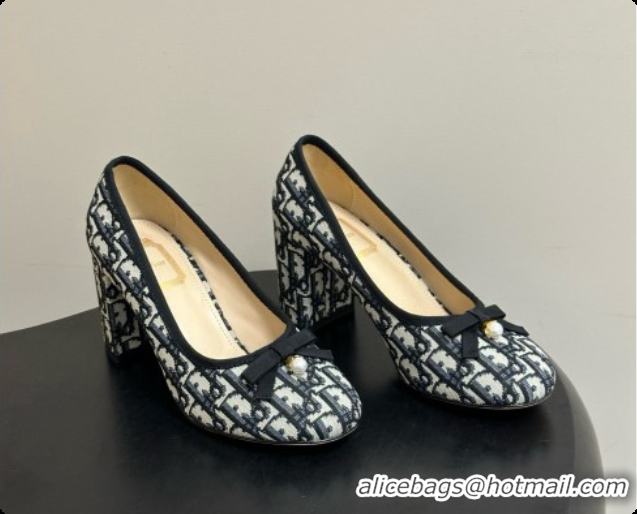Unique Style Dior Ballet Pumps in Dior Oblique Motif 8cm Heel D091159 2026