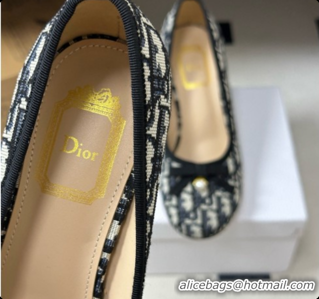 Unique Style Dior Ballet Pumps in Dior Oblique Motif 8cm Heel D091159 2026