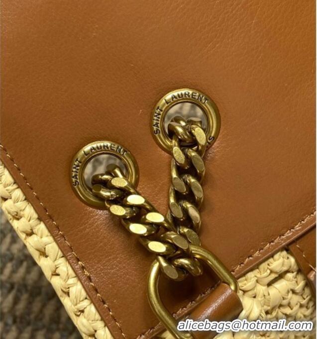 Promotional Saint Laurent Loulou Small Bag in Leather/Straw 801437 Beige 2026