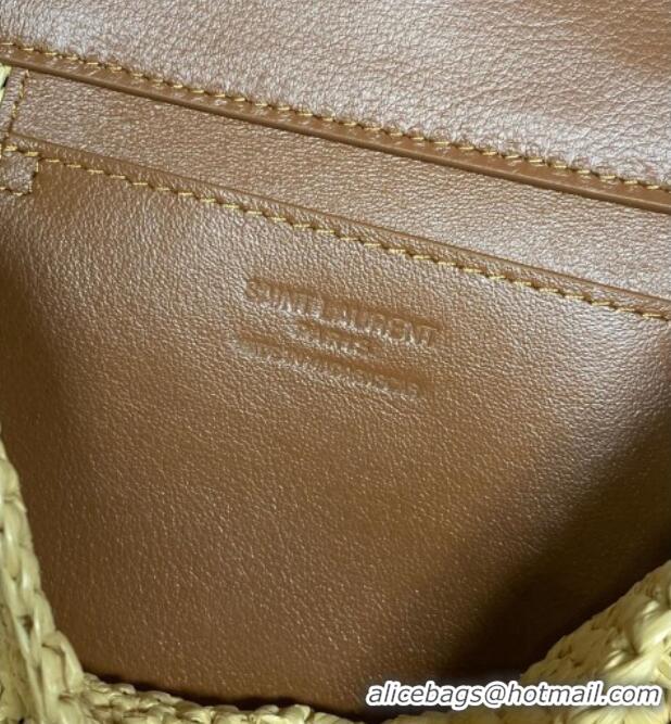 Promotional Saint Laurent Loulou Small Bag in Leather/Straw 801437 Beige 2026