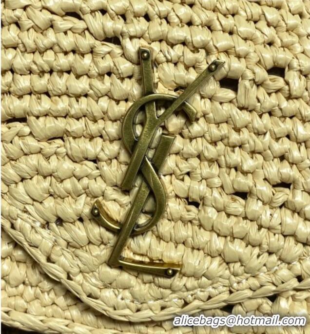 Promotional Saint Laurent Loulou Small Bag in Leather/Straw 801437 Beige 2026