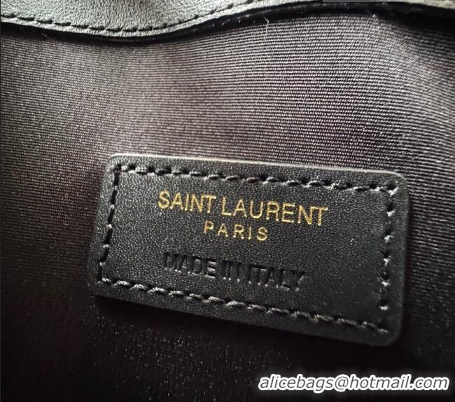 Good Looking Saint Laurent Uptown Pouch in Quilted Lambskin 565739 Black 2026