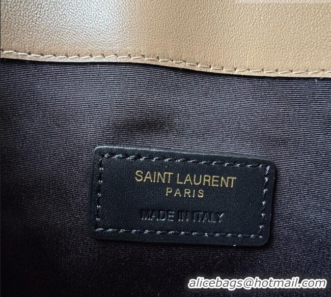 Unique Grade Saint Laurent Uptown Pouch in Quilted Lambskin 565739 Apricot 2026