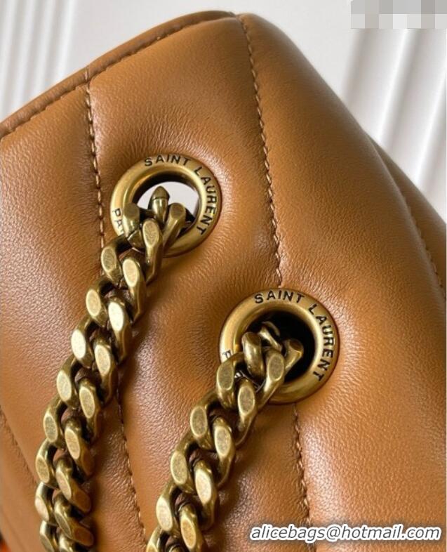 Top Quality Saint Laurent LOULOU Large in MATELASSÉ Lambskin 803541 Caramel 2026