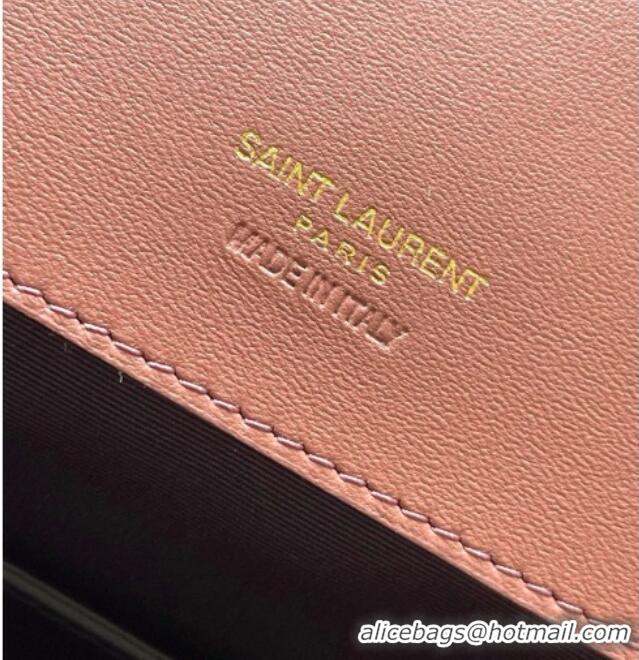 Shop Grade Saint Laurent LOULOU Large in MATELASSÉ Lambskin 803541 Pink 2026