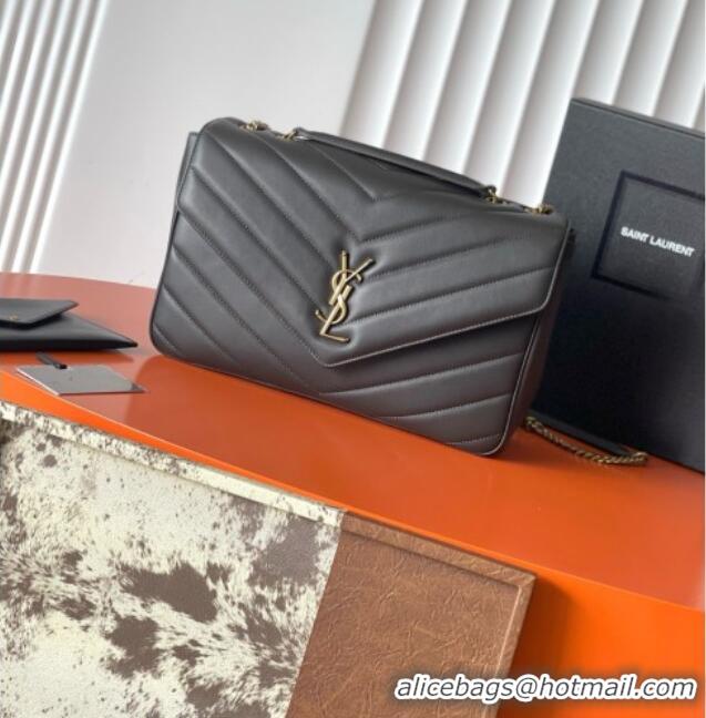 New Design Saint Laurent LOULOU Large in MATELASSÉ Lambskin 803541 Grey 2026