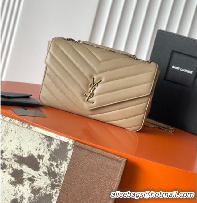 Cheapest Saint Laurent LOULOU Large in MATELASSÉ Lambskin 803541 Apricot 2026