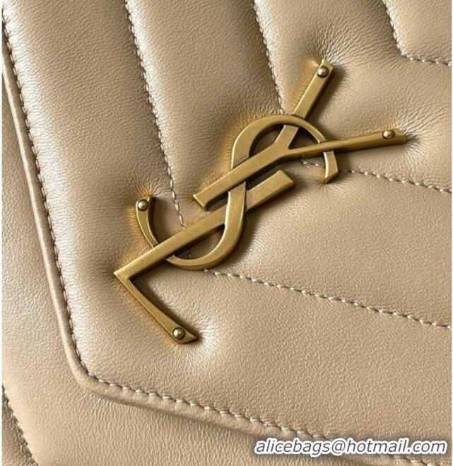 Cheapest Saint Laurent LOULOU Large in MATELASSÉ Lambskin 803541 Apricot 2026