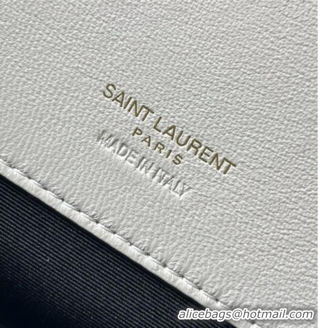 Inexpensive Saint Laurent LOULOU Large in MATELASSÉ Lambskin 803541 White 2026