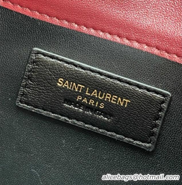 Buy Fashionable Saint Laurent PARIS Pouch in Patent Leather 869533 Burgundy 2026