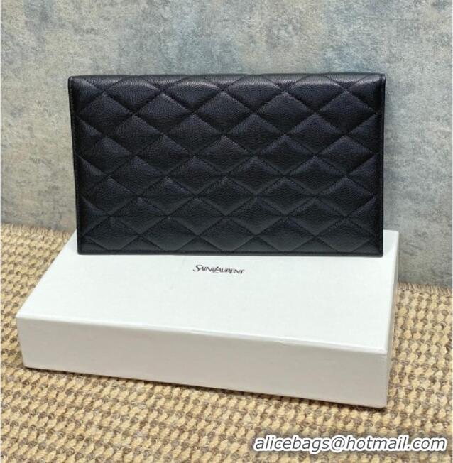 Buy Cheap Saint Laurent PARIS Pouch in Grain De Poudre Leather 869533 Black 2026
