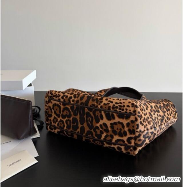 Top Design Saint Laurent Icare Medium Shopping Bag in Leopard Print Horsehair 858191 2026