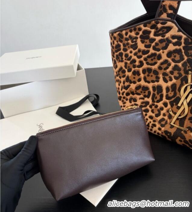 Top Design Saint Laurent Icare Medium Shopping Bag in Leopard Print Horsehair 858191 2026