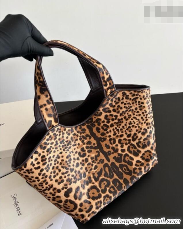 Top Design Saint Laurent Icare Medium Shopping Bag in Leopard Print Horsehair 858191 2026