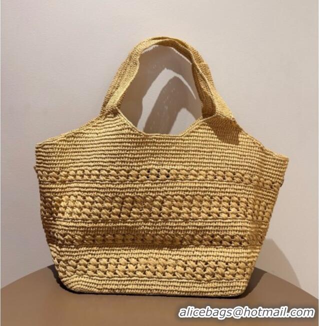 Good Taste Saint Laurent Icare Medium Shopping Bag in Raffia 868748 Beige 02 2026