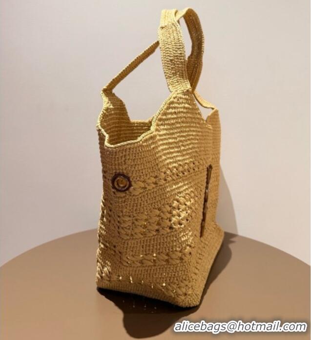 Good Taste Saint Laurent Icare Medium Shopping Bag in Raffia 868748 Beige 02 2026