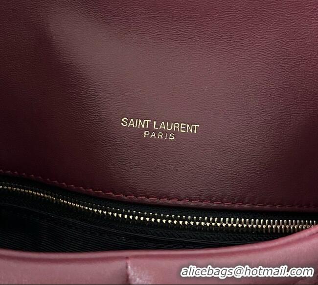 New Cheap Saint Laurent Toy Puffer Bag in Lambskin 759337 Burgundy 2026