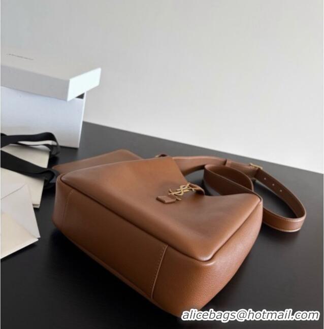 Classic Specials Saint Laurent LE 5 À 7 Small Hobo Shoulder Bag in Calfskin A0021 Brown 2026