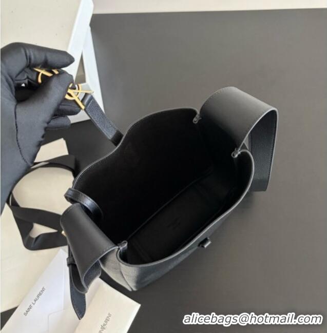 Original Cheap Saint Laurent LE 5 À 7 Small Hobo Shoulder Bag in Calfskin A0021 Black 2026