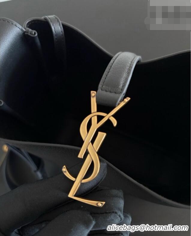 Original Cheap Saint Laurent LE 5 À 7 Small Hobo Shoulder Bag in Calfskin A0021 Black 2026