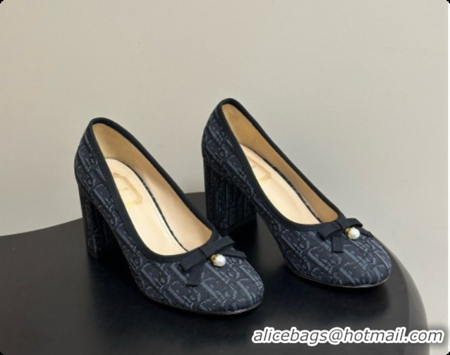 Unique Grade Dior Ballet Pumps in Dior Oblique Motif 8cm Heel D091160 2026