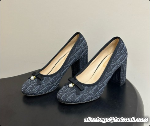 Unique Grade Dior Ballet Pumps in Dior Oblique Motif 8cm Heel D091160 2026