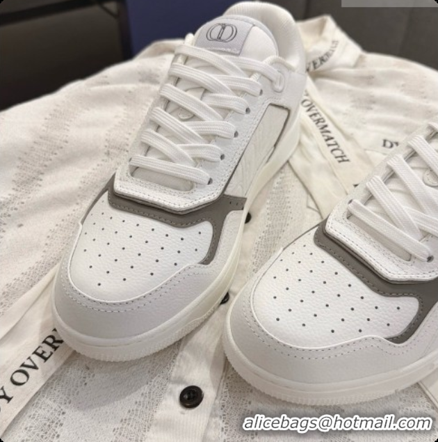 Top Sale Dior B27 Low-Top Sneakers in Grained Calfskin D091163 White 2026