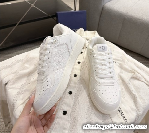New Style Dior B27 Low-Top Sneakers in Grained Calfskin D091166 2026
