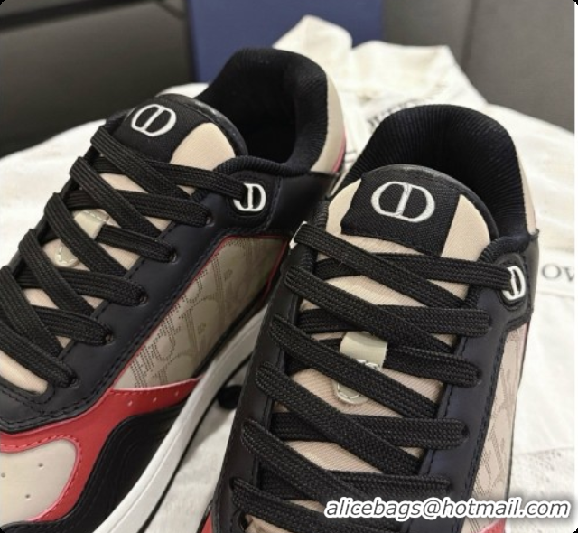 Good Quality Dior B27 Low-Top Sneakers in Suede and Dior Oblique Jacquard D091170 Beige/Black 2026