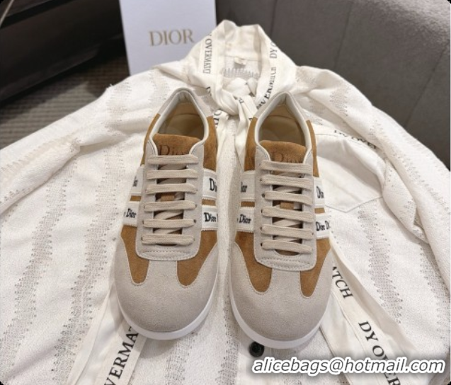 Dior Ribbon Sneaker in Suede Calfskin D091180 Brown 2026