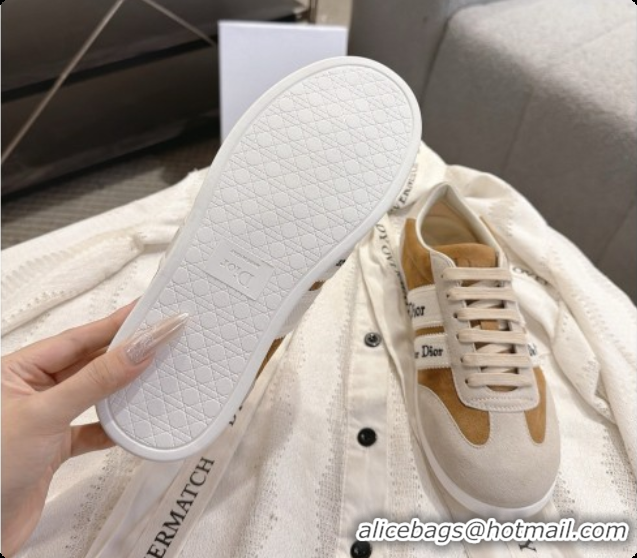 Dior Ribbon Sneaker in Suede Calfskin D091180 Brown 2026
