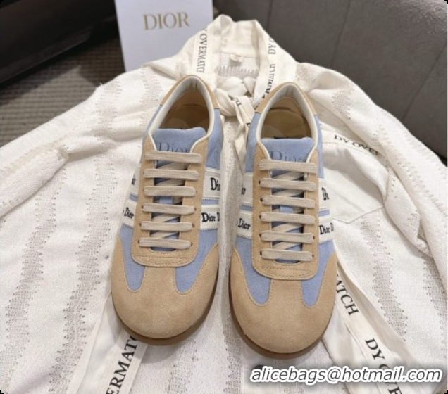 Good Product Dior Ribbon Sneaker in Suede Calfskin D091181 Blue 2026