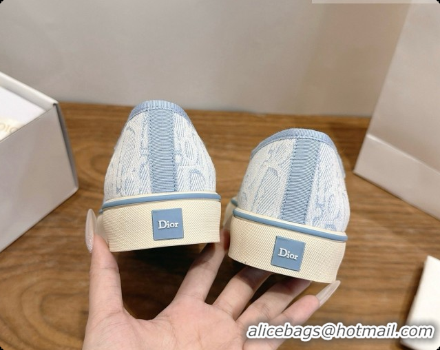 Super Quality Dior Saltwind Sneaker Dior Oblique Tabru Jacquard D091191 Light Blue 2026