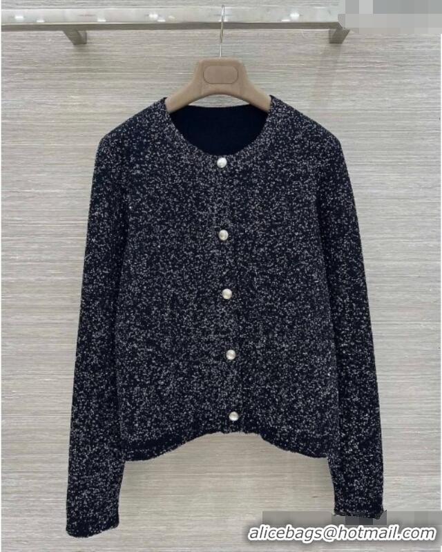 Buy Inexpensive Dior Miss Dior Sequins Knit Cardigan D090701 Black 2026