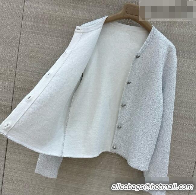 Discount Dior Miss Dior Sequins Knit Cardigan D090702 White 2026