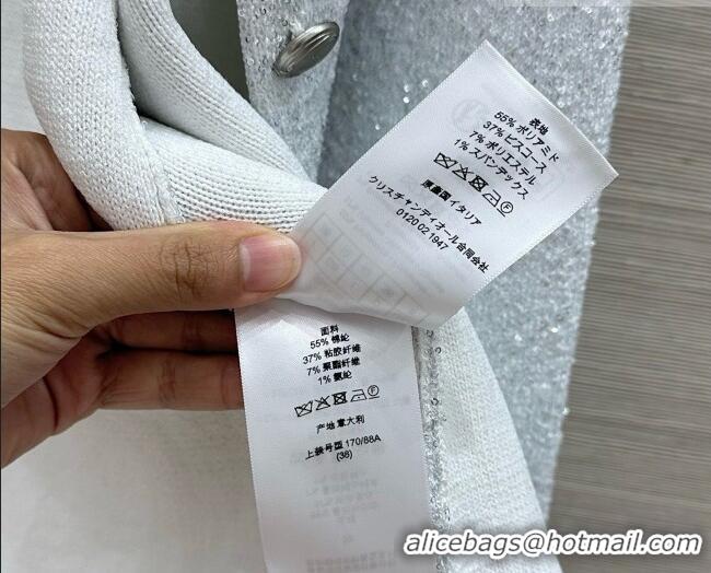 Discount Dior Miss Dior Sequins Knit Cardigan D090702 White 2026