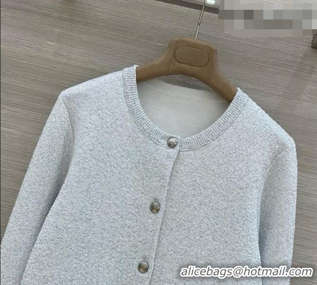 Discount Dior Miss Dior Sequins Knit Cardigan D090702 White 2026