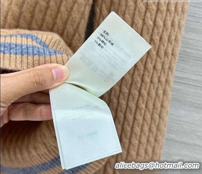 Top Quality Louis Vuitton Cashmere Sweater LV090703 Light Brown 2026
