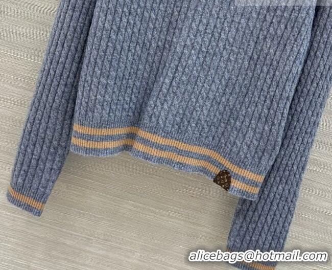 Top Grade Louis Vuitton Cashmere Sweater LV090704 Grey 2026