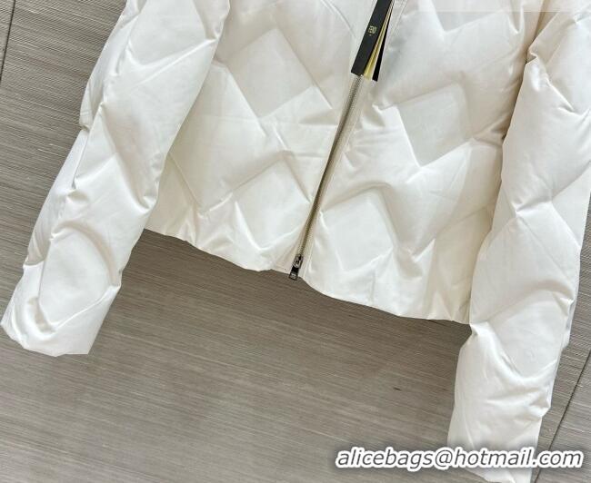 Reasonable Price Fendi FF Down Jacket Wool F090706 White 2026