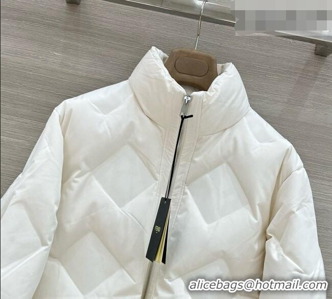 Reasonable Price Fendi FF Down Jacket Wool F090706 White 2026