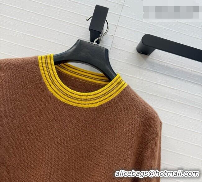 Grade Promotional Chanel Cashmere Sweater CH090729 Brown 2026