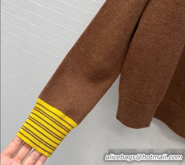 Grade Promotional Chanel Cashmere Sweater CH090729 Brown 2026