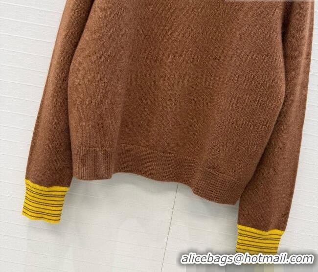 Grade Promotional Chanel Cashmere Sweater CH090729 Brown 2026