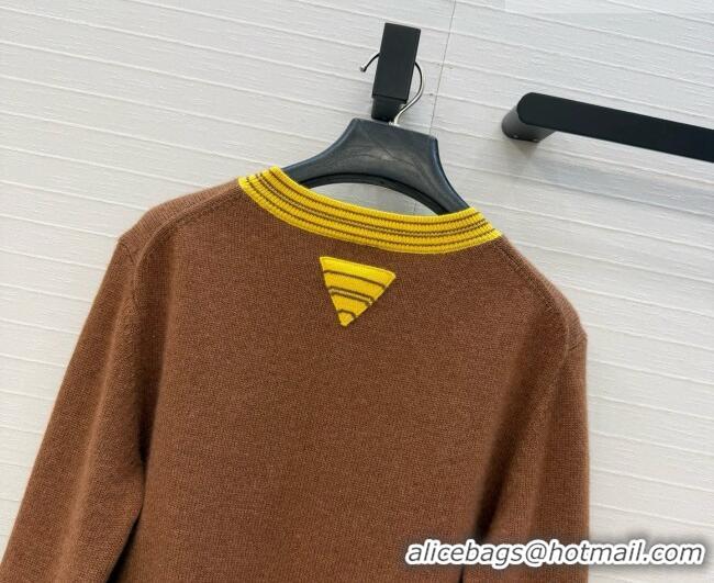 Grade Promotional Chanel Cashmere Sweater CH090729 Brown 2026