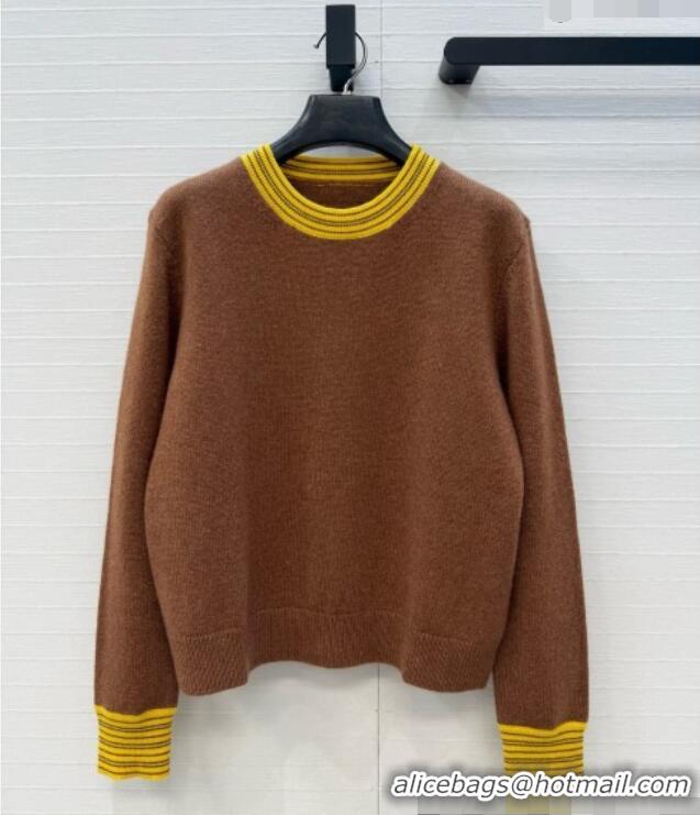 Grade Promotional Chanel Cashmere Sweater CH090729 Brown 2026