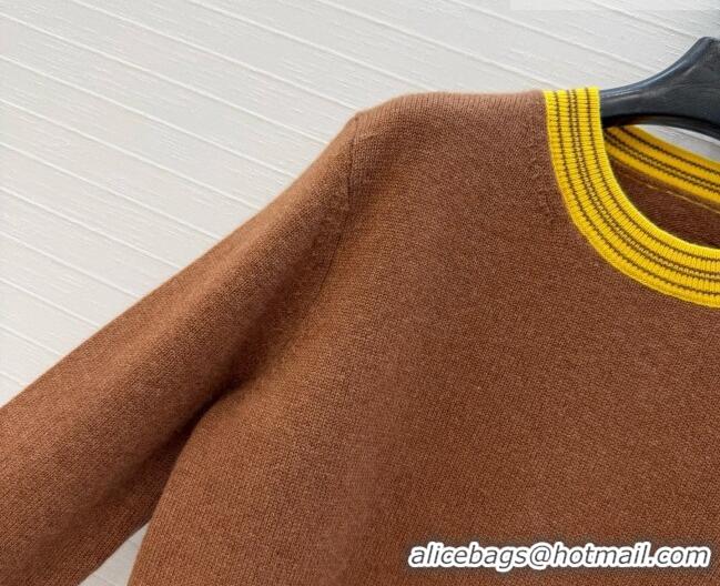 Grade Promotional Chanel Cashmere Sweater CH090729 Brown 2026