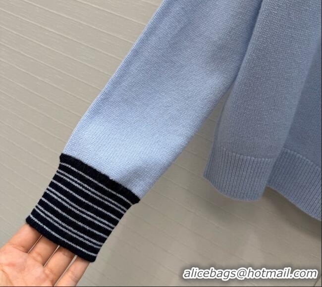 Shop Cheapest Chanel Cashmere Sweater CH090730 Light Blue 2026