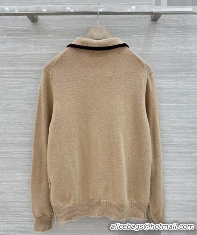 Most Popular Miu Miu Wool & Cashmere Sweater M090720 Camel 2026