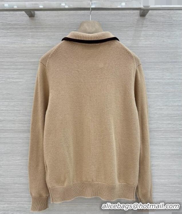 Most Popular Miu Miu Wool & Cashmere Sweater M090720 Camel 2026